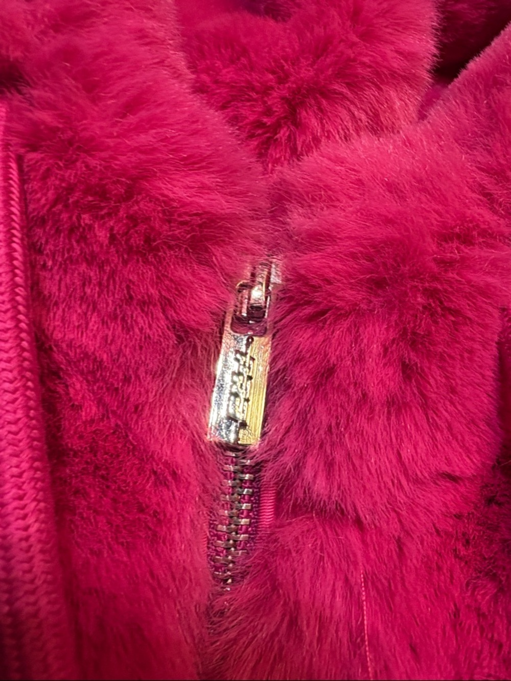 Pro Standard LA Dodgers MLB Faux Fur Pink Jacket sz XL - Picture 4 of 10